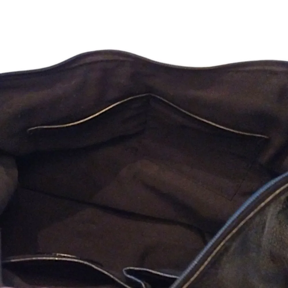 Etienne Aigner Leather HOBO Shoulder Bag, Black, Vintage